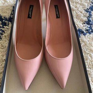 Dolce & Gabbana Pink Patent Heels